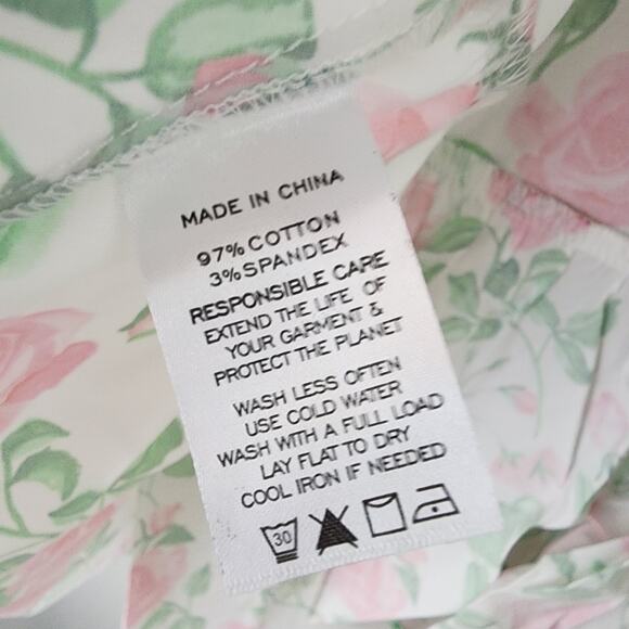 NEW Hill House Mirabel Pink Roses Floral Midi Wrap Skirt - Picture 9 of 12